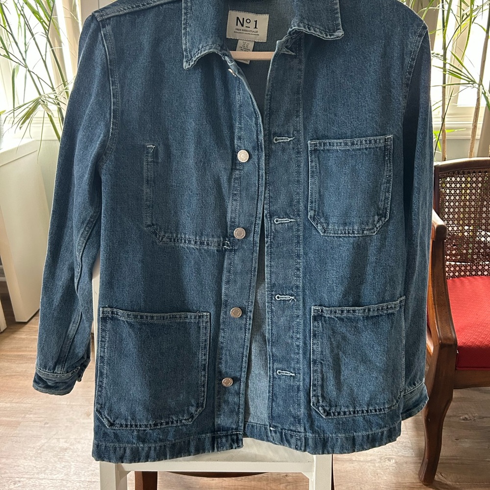 H&M Essentials No.1 Men Blue Denim Jacket